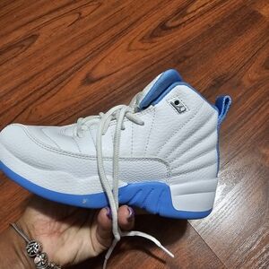 Jordan Blue and White Sneakers